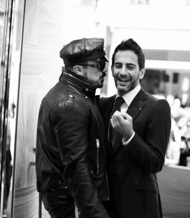 Peter Marino and Marc Jacobs at Louis Vuitton Opening