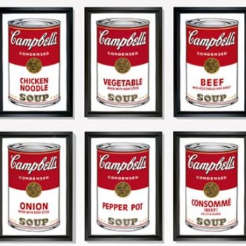 Campbell's Soup Cans Pop Art