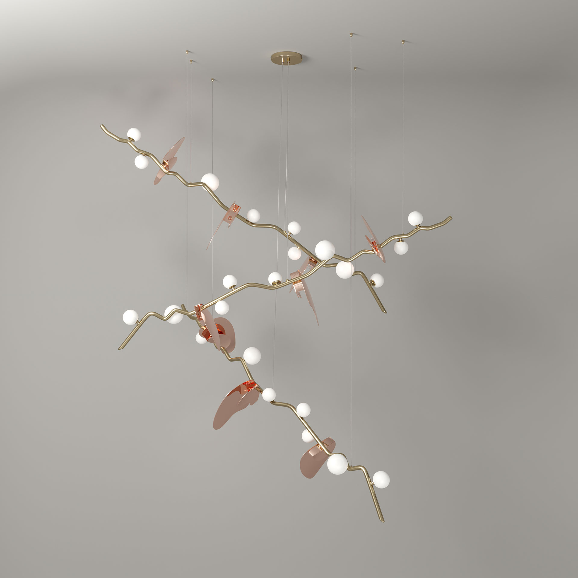 Almond Suspension Lamp