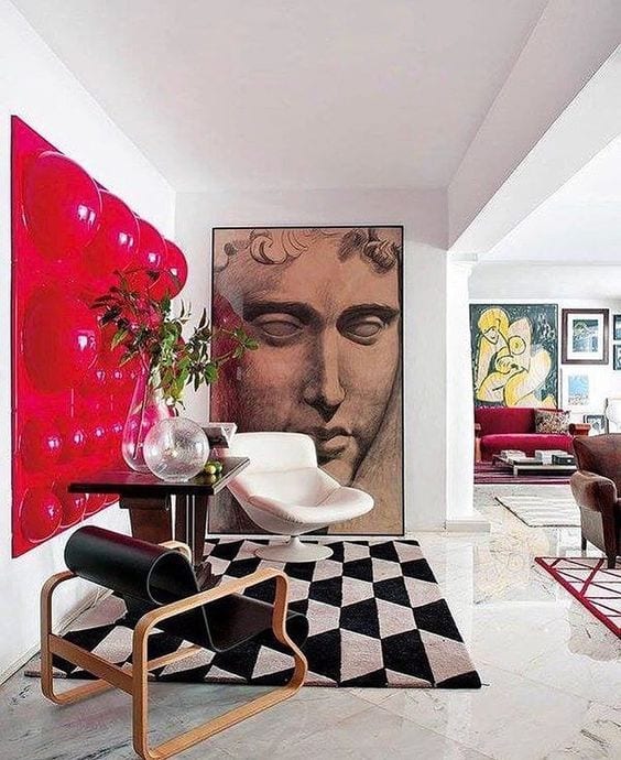 Art Meets Interior Design Post Modern Décor