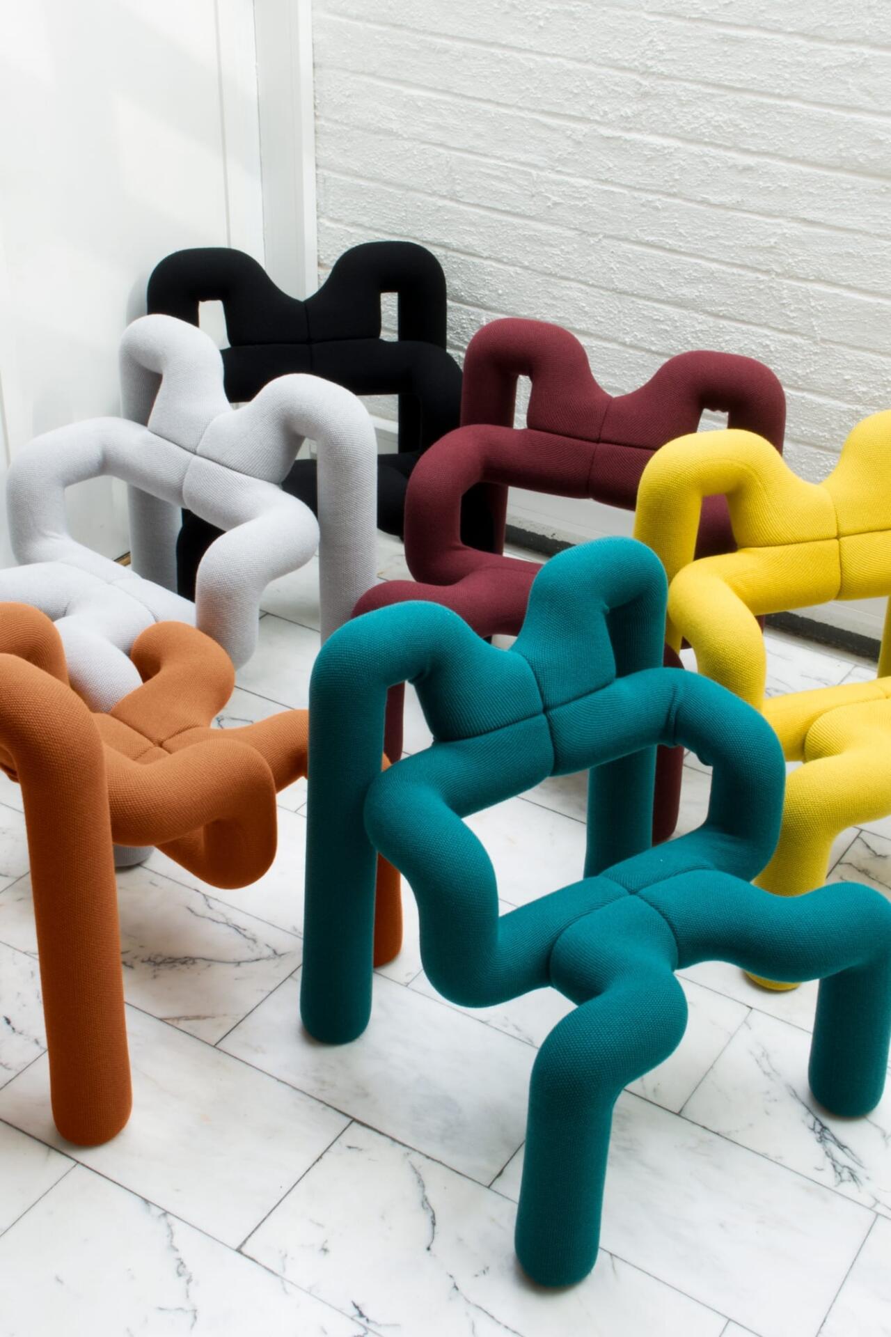 Sculptural Seating - '80s Interior Design Trends