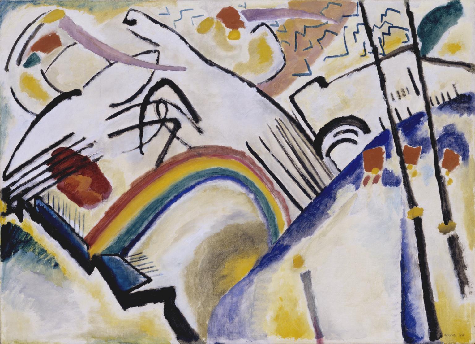 Abstract Art Cossacks 1910-1 by Wassily Kandinsky