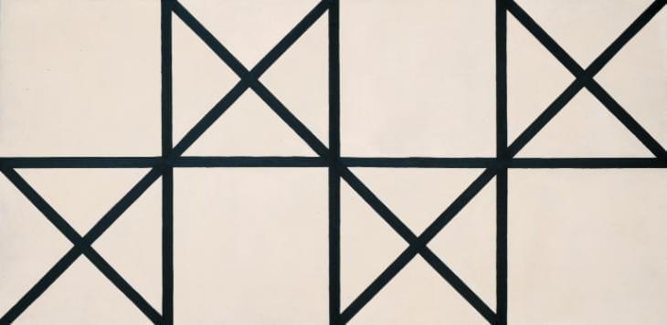 Orthogonal / Diagonal Composition 1954 Anthony Hill