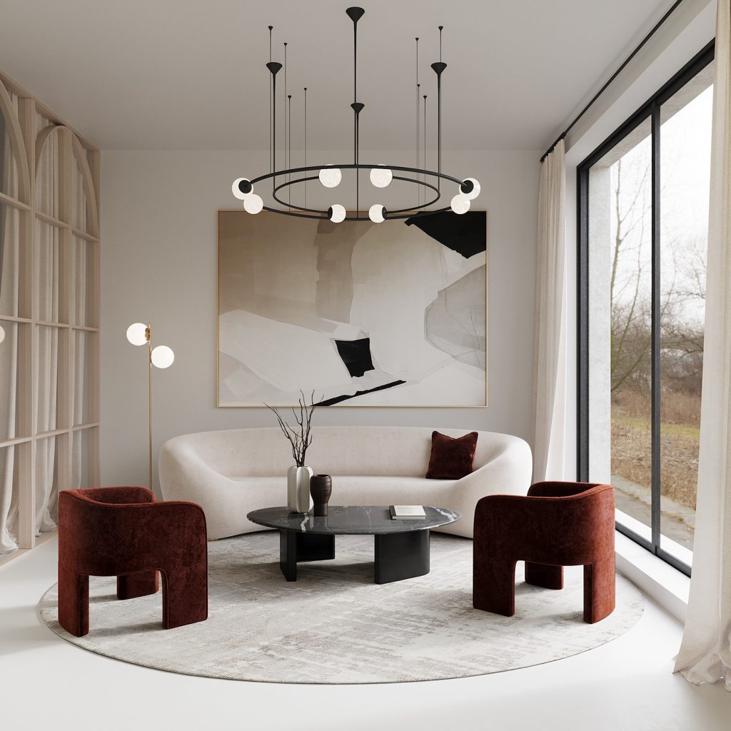 Minimalist Interiors Design Throught Lines And Neutral Tones