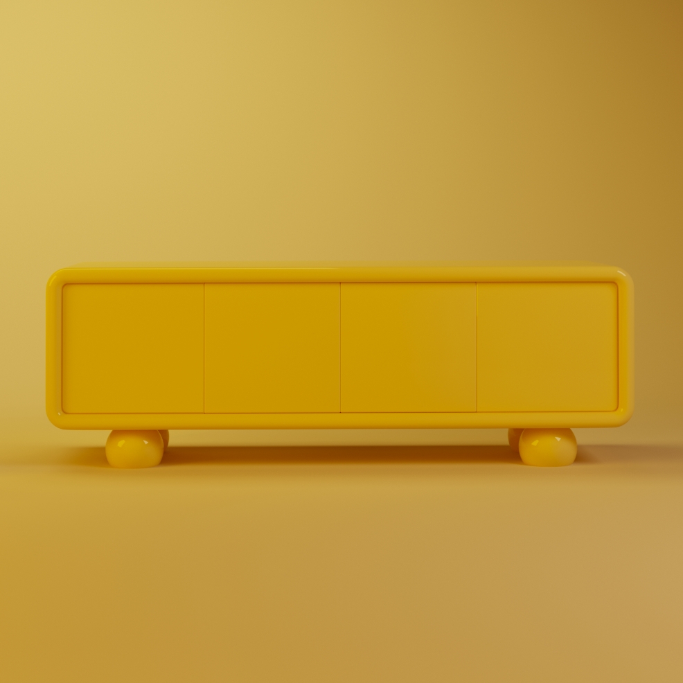 Mon Ooh Sideboard Illuminating Pantone