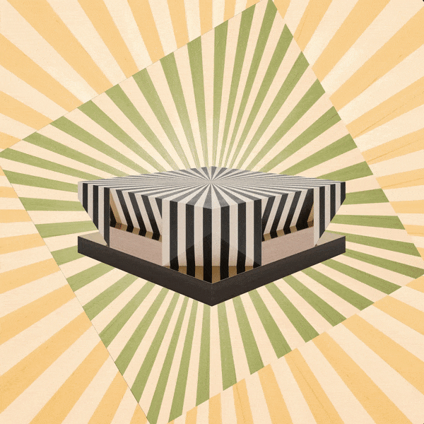 Op-Art Center Table