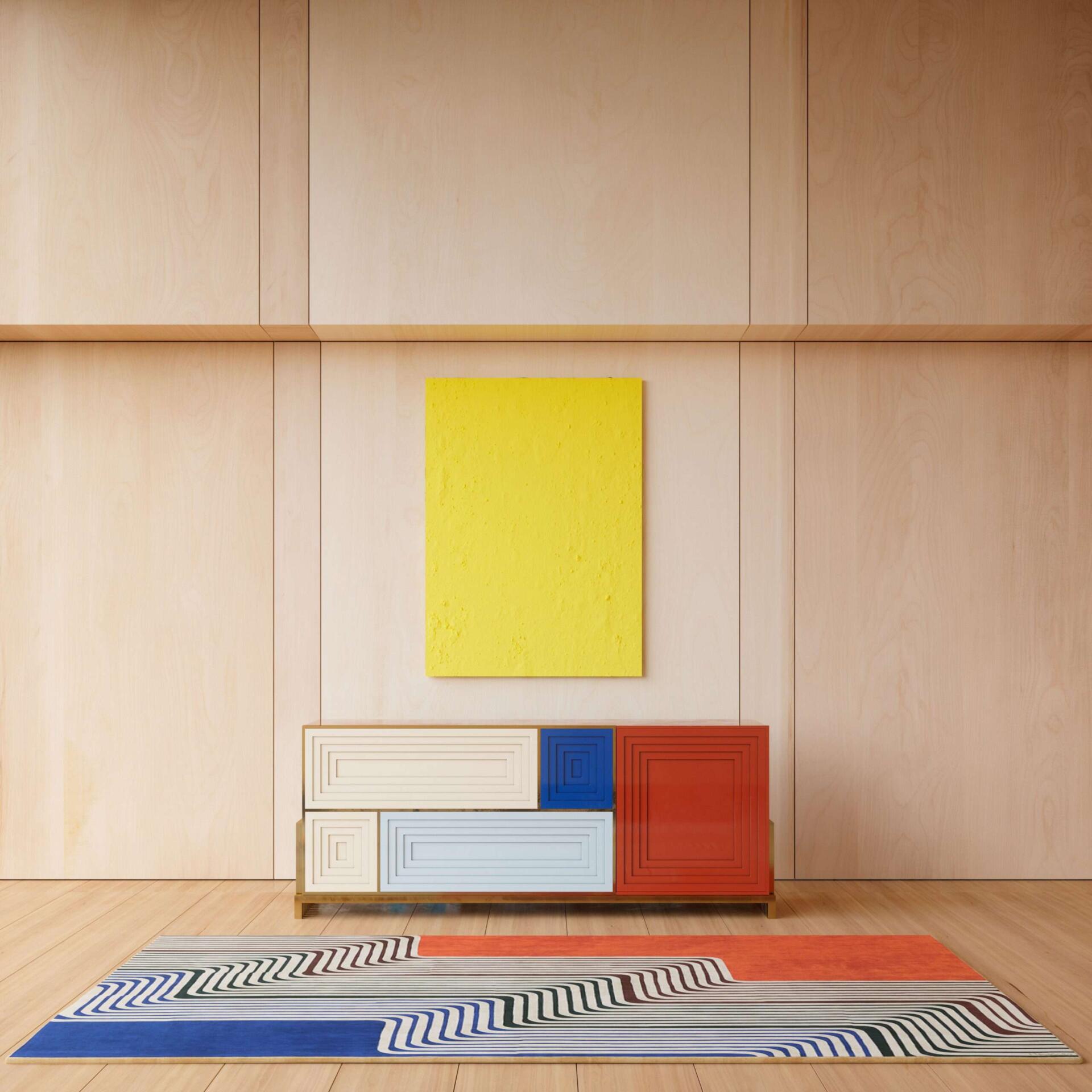 Color Block, Boldness & Rebellious 1 Venezia Sideboard - Color Blocks