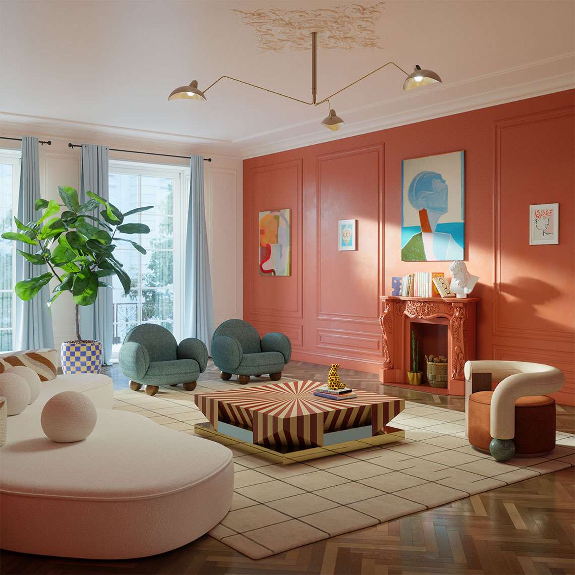 Optical-art furniture: the illusion is the future