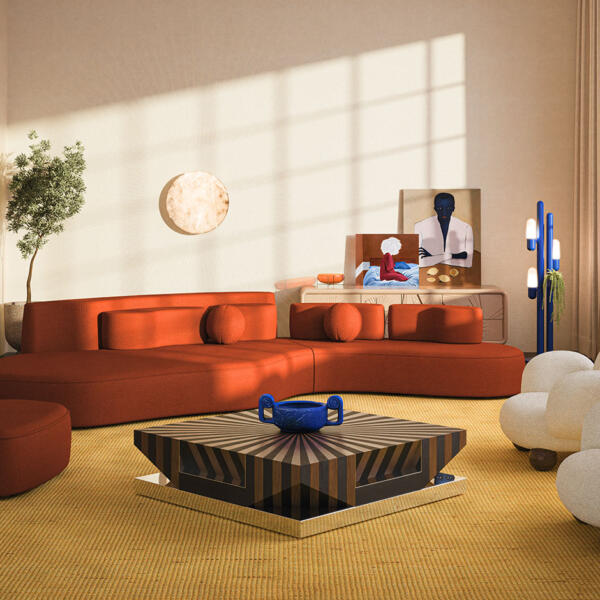 Op-Art Center Table