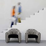 Striped armchair chic: the photoshoot Striped armchair chic: the photoshoot