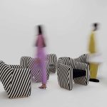 Striped armchair chic: the photoshoot Striped armchair chic: the photoshoot