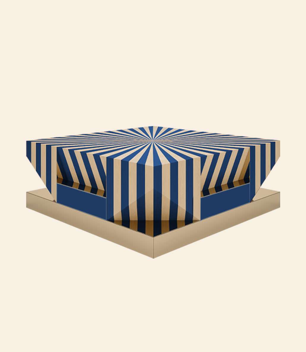 op art center table