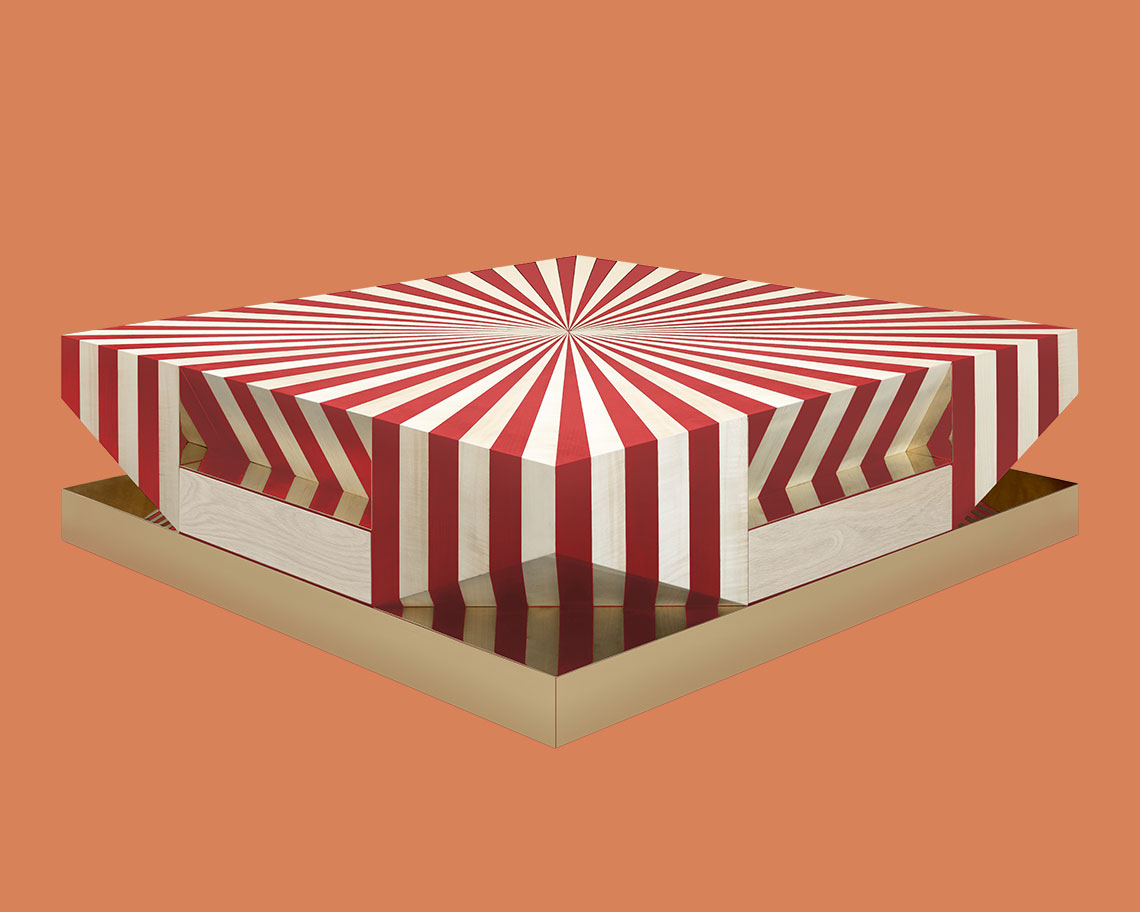 Op-Art Center Table