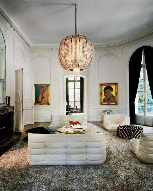 Lenny-Kravitzs-Home-living-room Lenny Kravitz's Home In Paris