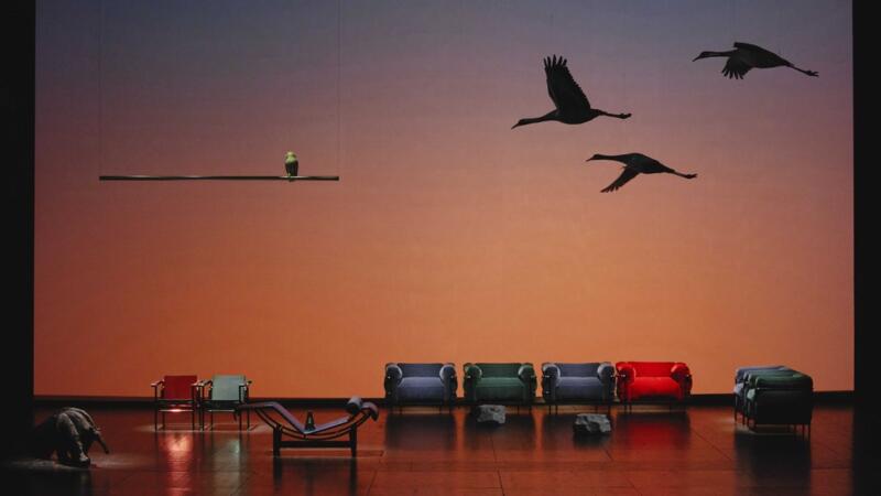 Cassina's 'Staging Modernity' installation at Milan Design Week 2025, curated by Formafantasma, commemorating 60 years of the LC Collection.
