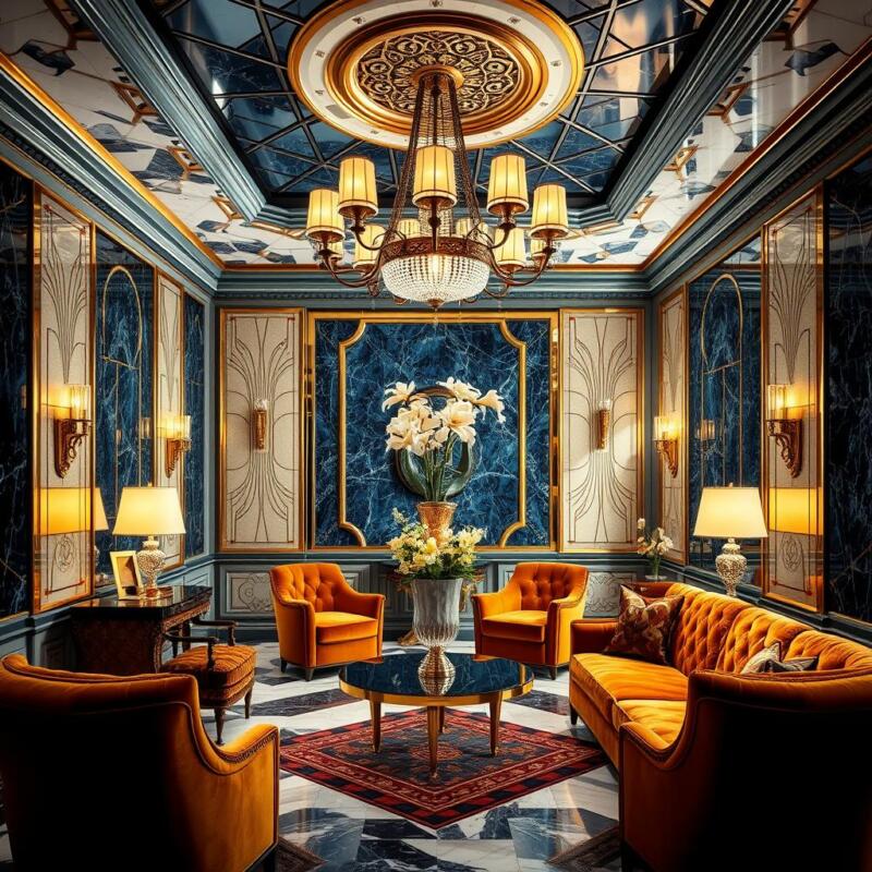 art-deco-interior-design-textures-materials 1920s Interior Design materials and textures section