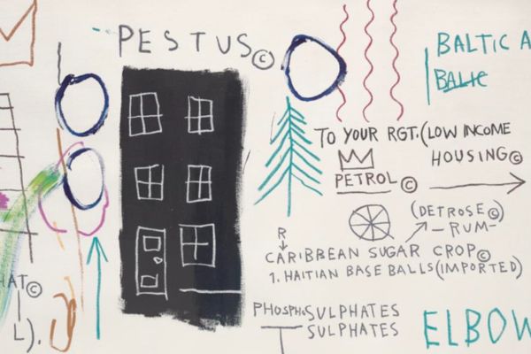 Frieze london jean-michel basquiat (1982) "untitled"
