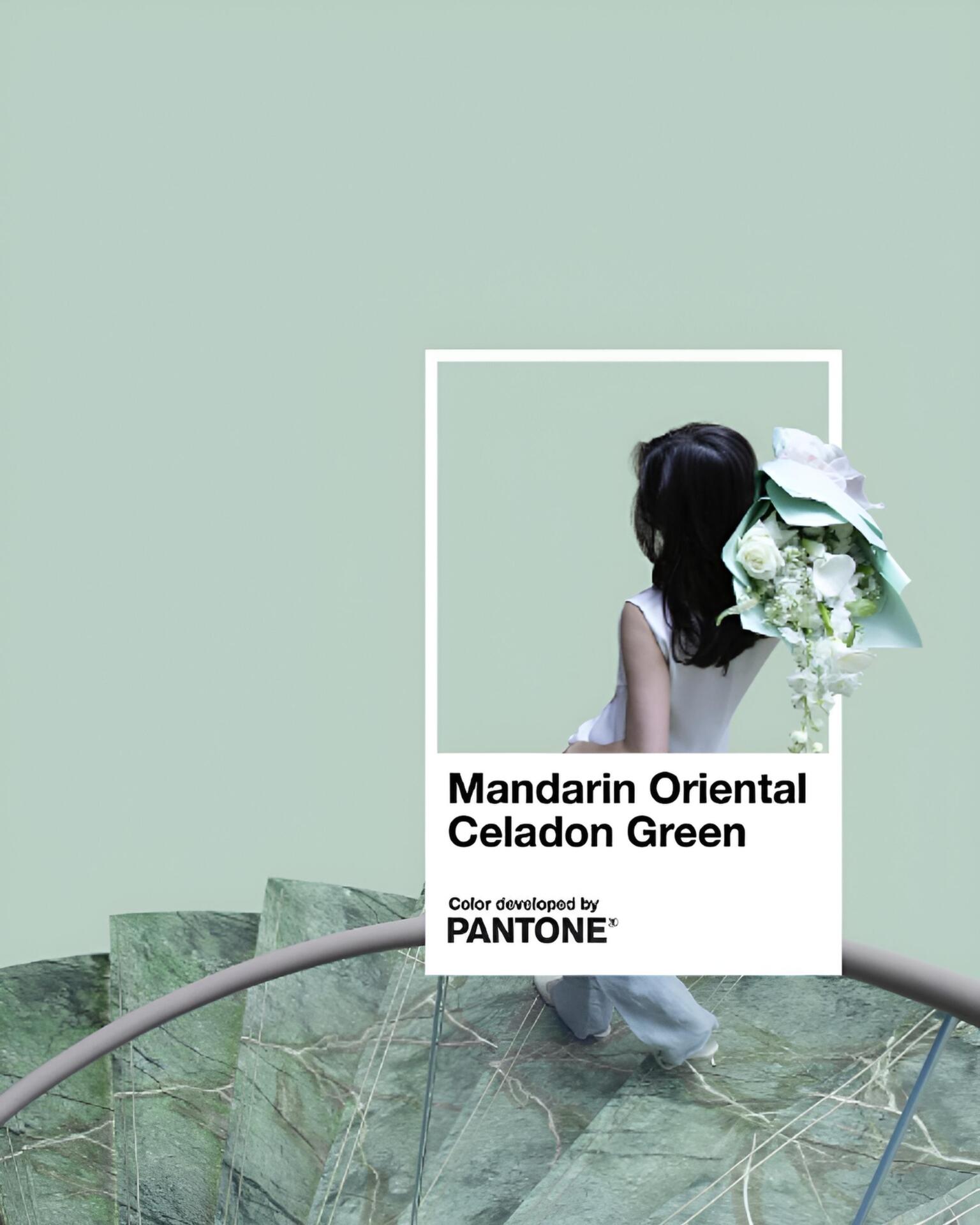 Mandarin oriental celadon green