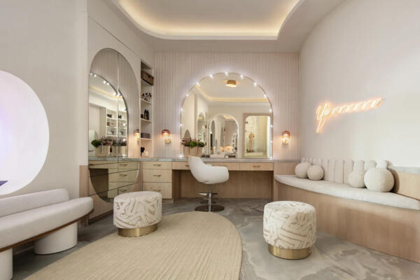 Florida beachfront retreat glam room