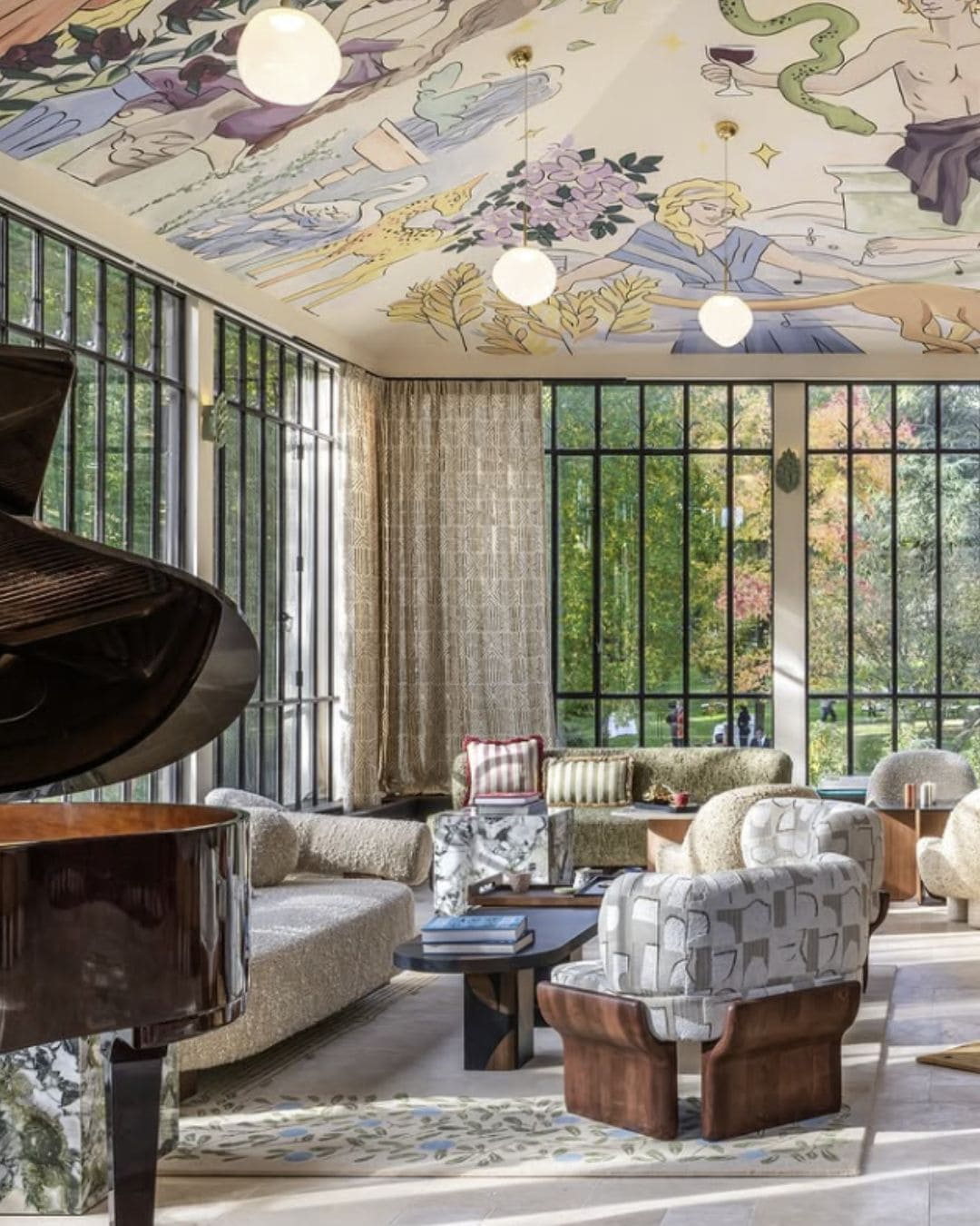 Artful hotel: the tea room at the hôtel verneuil la douce