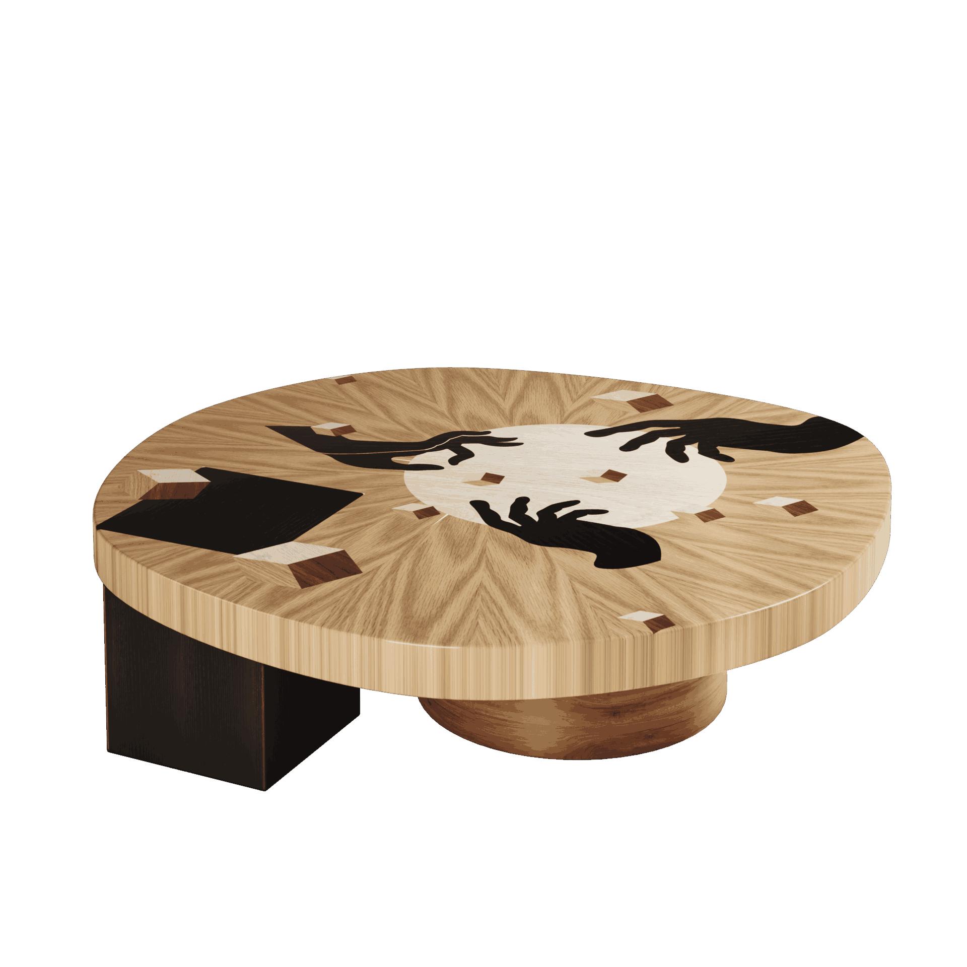 Artful hotel in vij en center table by malabar