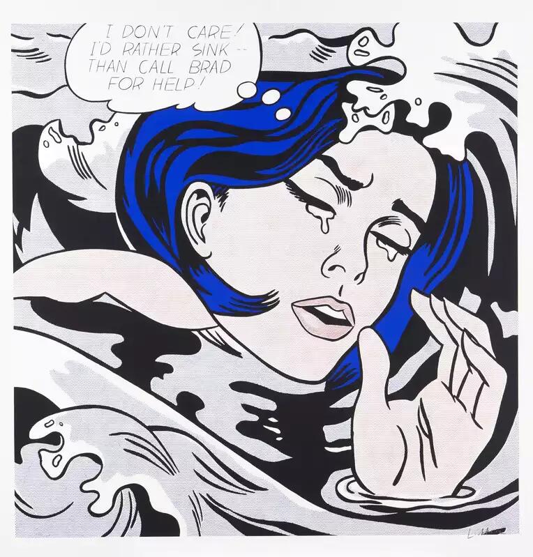 Drowning girl 1963