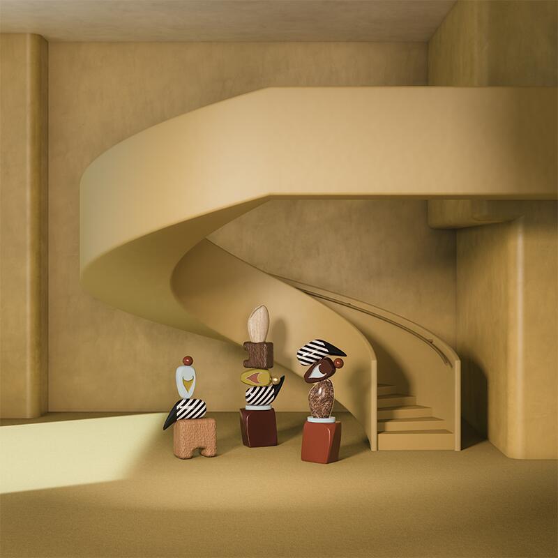 Echoes totem collection: sculptural forms in dialogue