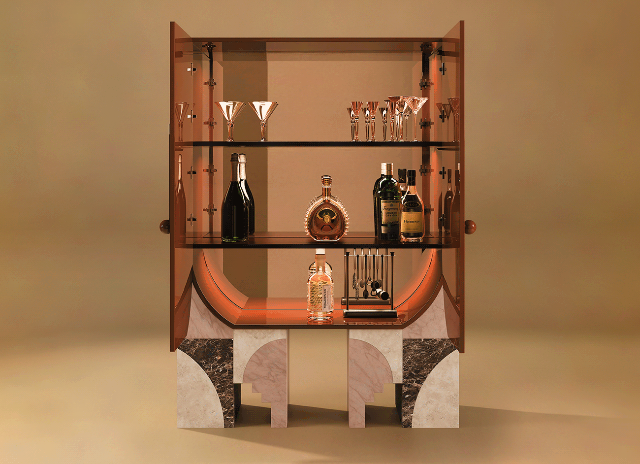 Arkos bar cabinet by omer ozturk Arkos bar cabinet by omer ozturk