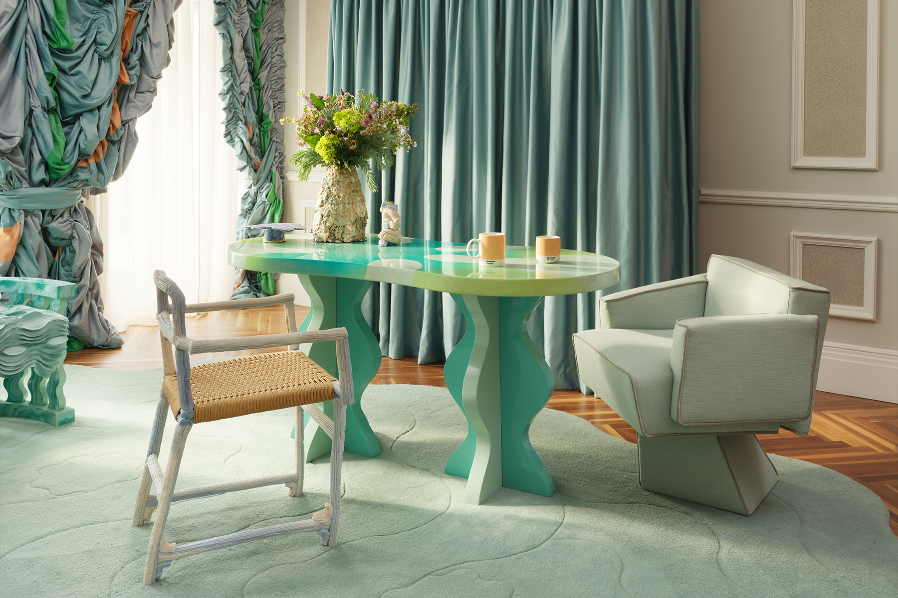 Pantone Celadon Suite at Mandarin Oriental Hyde Park, London