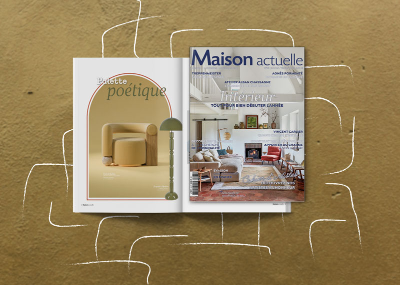 Maison actuelle magazine galatea armchair