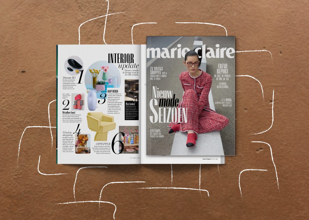 Marie claire magazine bru tel dining chair